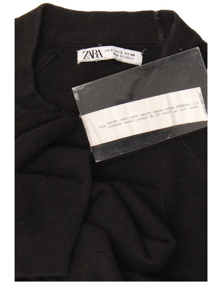 Zara Ανδρικό T-Shirt Top Μικρό μαύρο βαμβακερό