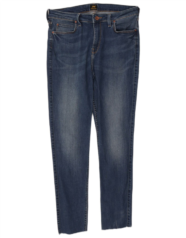 Lee Womens Jodee Skinny Jeans W33 L28 Blue Cotton
