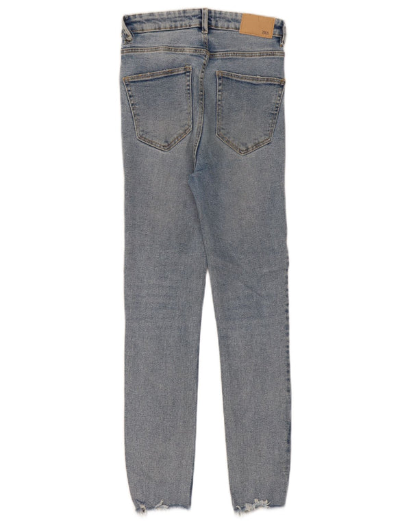 Zara γυναικεία στενά τζιν ψηλόμεση EU 36 XS W26 L27 Μπλε