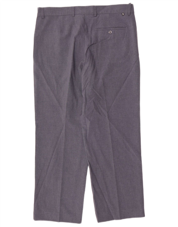 Farah Ανδρικό ίσιο casual παντελόνι W36 L29 Μπλε Πολυεστέρας