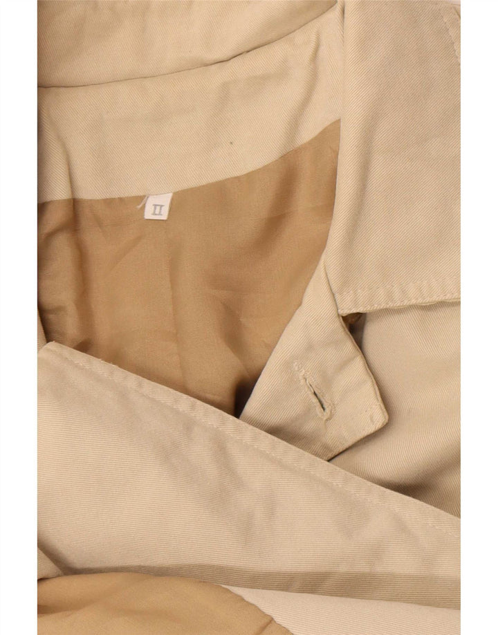 Vintage γυναικείο διπλό παλτό UK 14 Large Beige