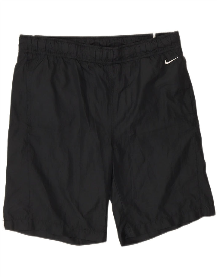 Ανδρικό αθλητικό σορτς NIKE μικρό μαύρο πολυεστέρα