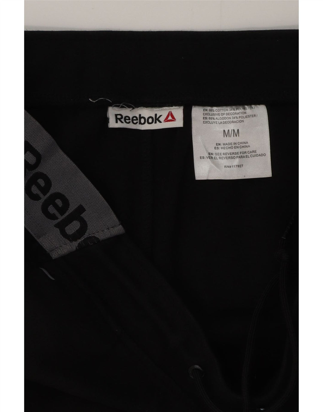 Ανδρική φόρμα REEBOK Graphic Παντελόνι Joggers Medium Black Colourblock