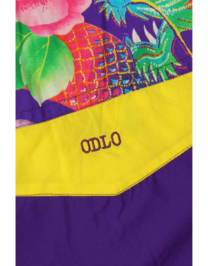 ODLO Γυναικείο τζάκετ Anorak EU 36 Small Purple Floral Polyester