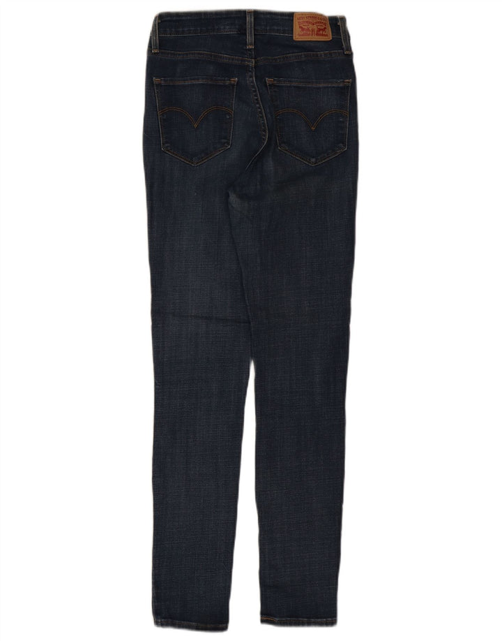 LEVI'S Γυναικεία 721 Ψηλόχρωμα Skinny Jeans W28 L29 Navy Blue