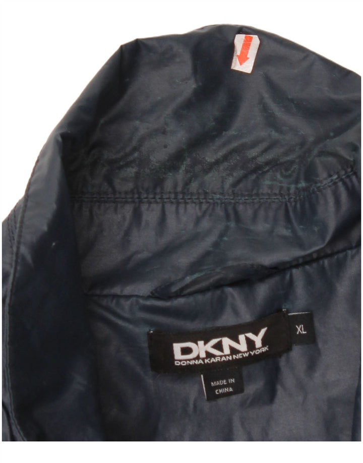 DKNY Ανδρικό μπουφάν βροχής UK 42 XL Navy Blue Cotton