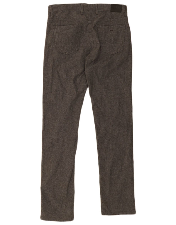 Massimo Dutti Ανδρικό Slim Fit Casual Παντελόνι EU 38 Small W30 L32 Γκρι βαμβακερό