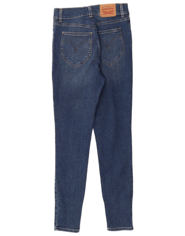 LEVI'S Γυναικείο Skinny ψηλόμεσο τζιν W28 L30 Μπλε βαμβακερό