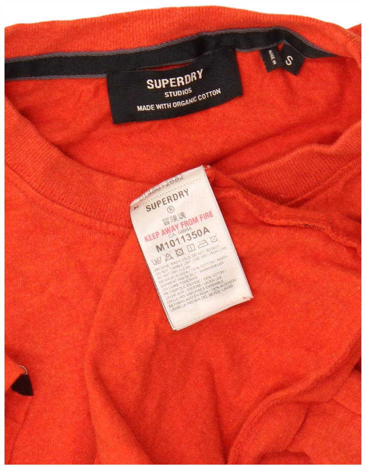 Superdry Ανδρικό T-Shirt Top Μικρό κόκκινο βαμβακερό