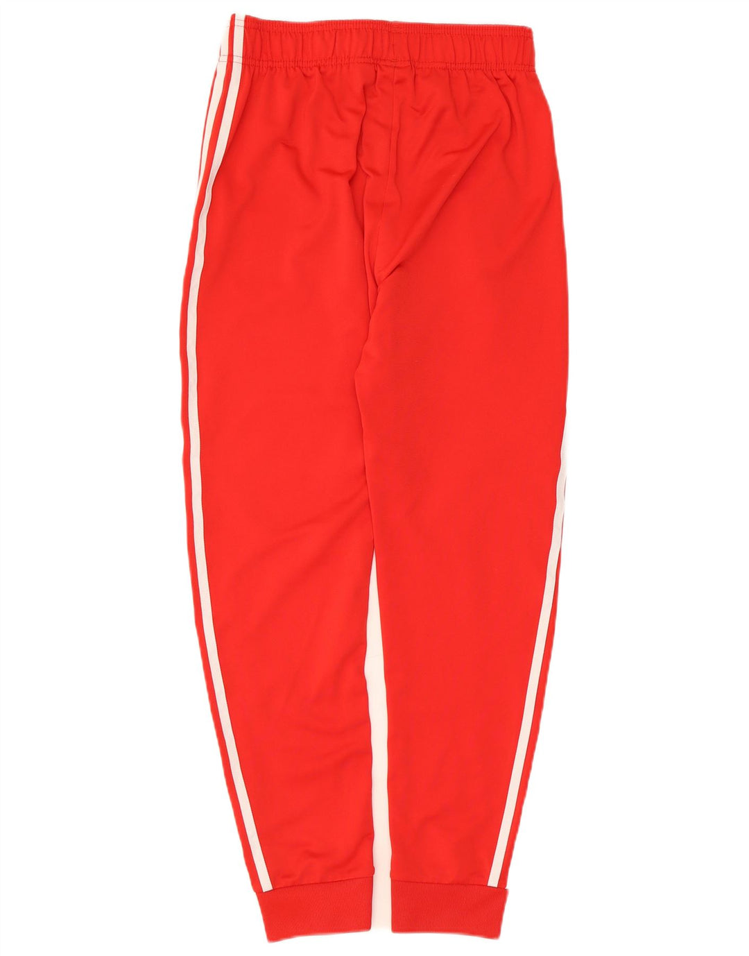 Adidas Boys Tracksuit Trousers Joggers 13-14 Years Red Polyester