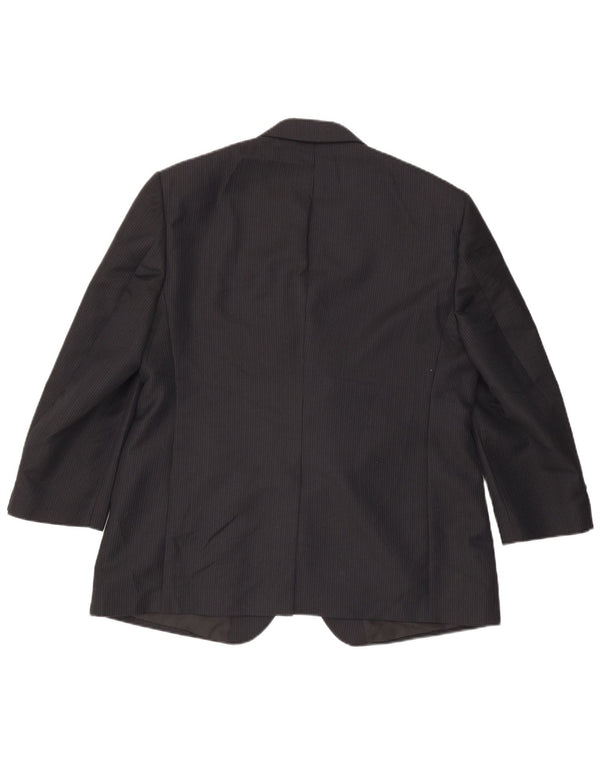 Marks & Spencer Ανδρικό μπουφάν blazer UK 44 XL Navy Blue Pinstripe