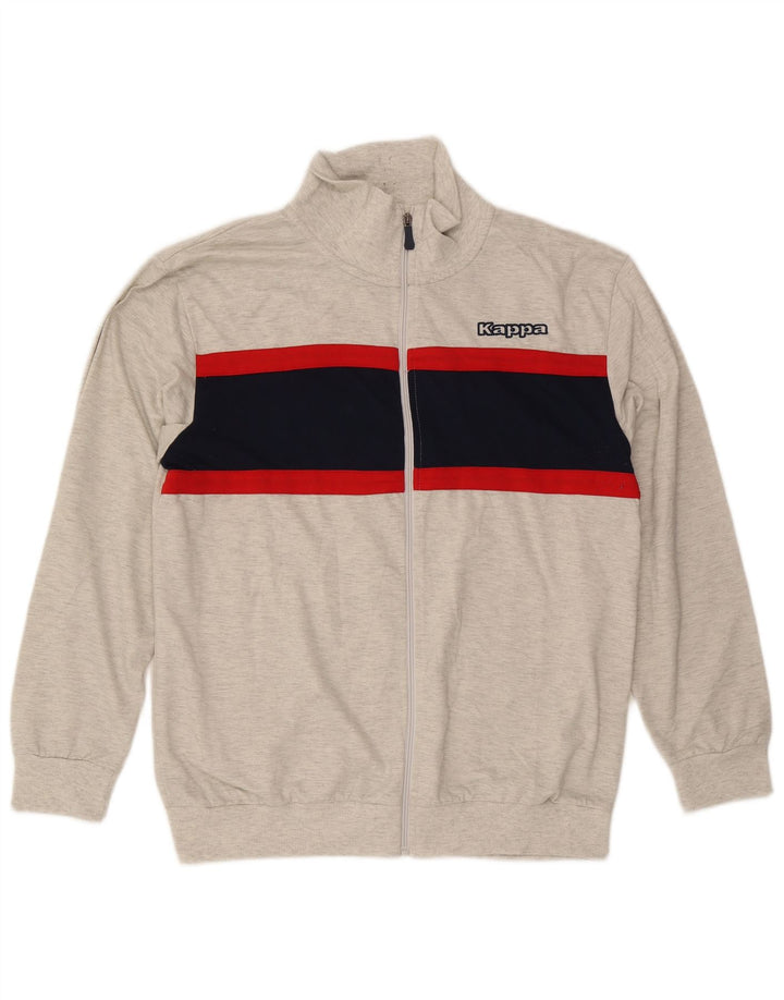Ανδρική φόρμα Kappa Top Jacket 2XL Grey Colourblock Polyester