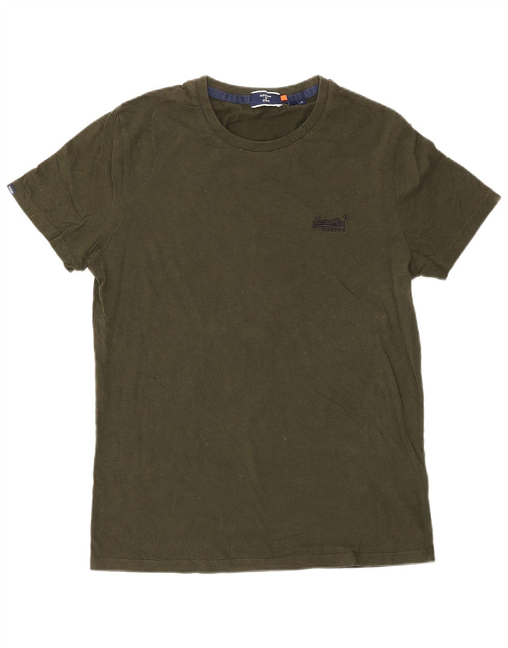 Ανδρικό T-Shirt Superdry Top Μεσαίο πράσινο βαμβακερό