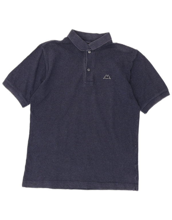 Kappa Mens Polo Shirt Small Navy Blue Cotton
