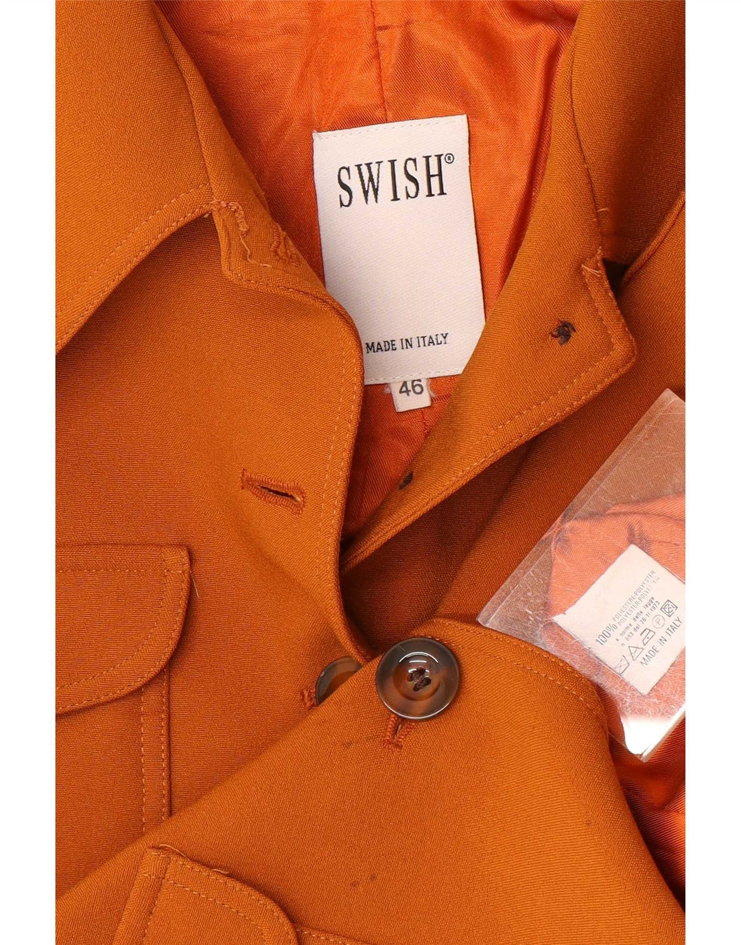 Swish Γυναικείο Military 6 Button Jacket IT 46 Large Brown Polyester