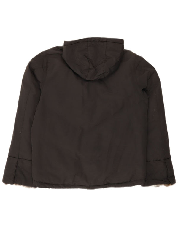 Woolrich Γυναικείο μπουφάν με κουκούλα UK 14 Medium Black Nylon