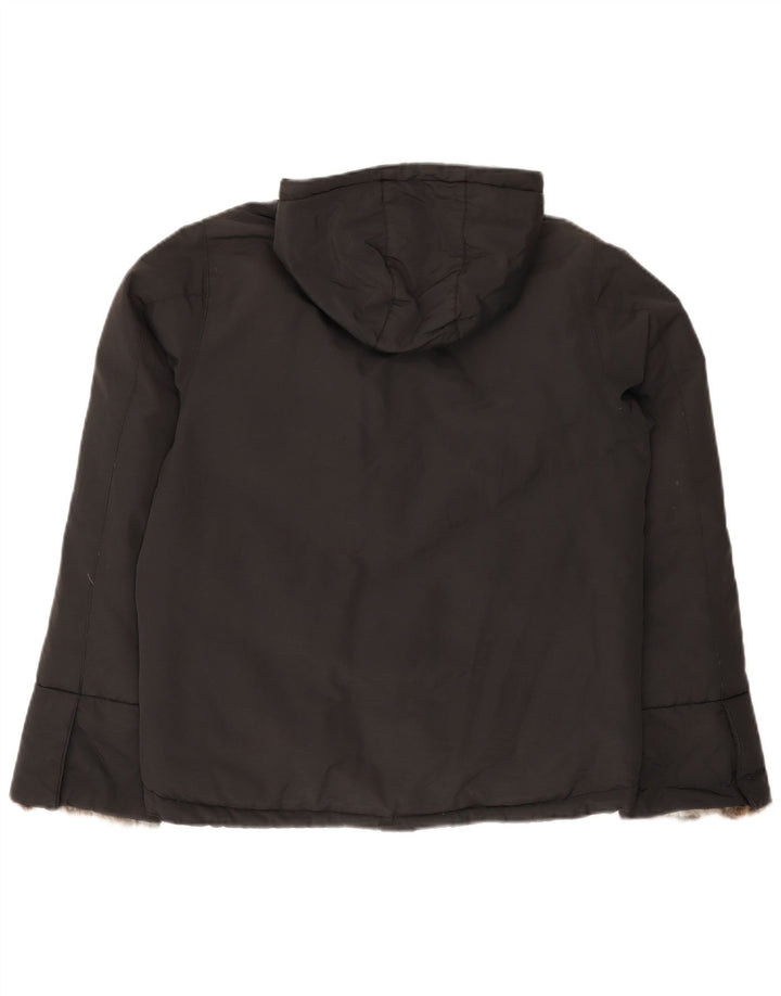 Woolrich Γυναικείο μπουφάν με κουκούλα UK 14 Medium Black Nylon