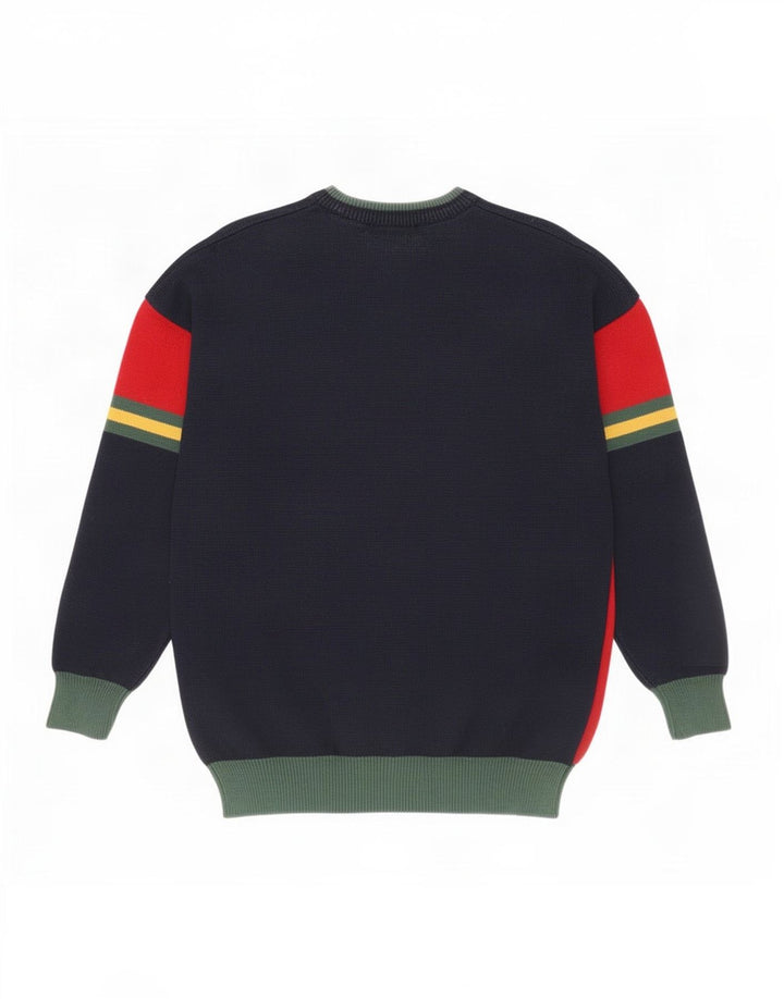Marks & Spencer Ανδρικό πουλόβερ με λαιμόκοψη St. Michael Crew Medium Navy Blue