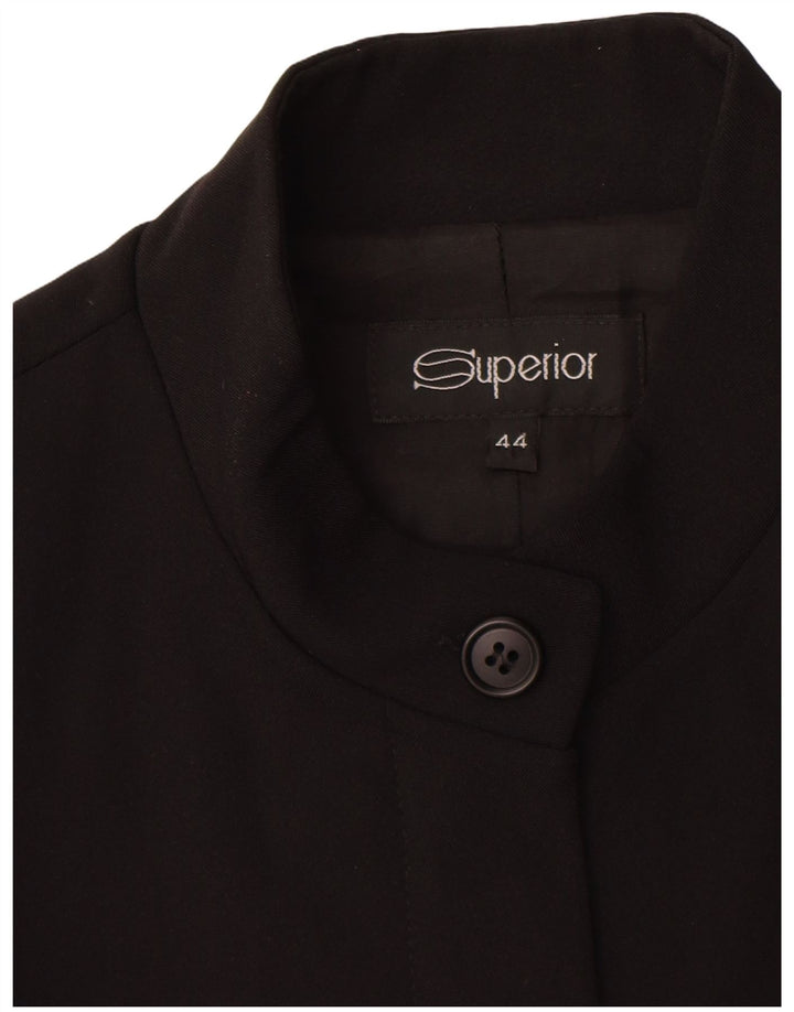 Superior Γυναικείο Μπουφάν Blazer Full Zip IT 44 Medium Black Polyamide