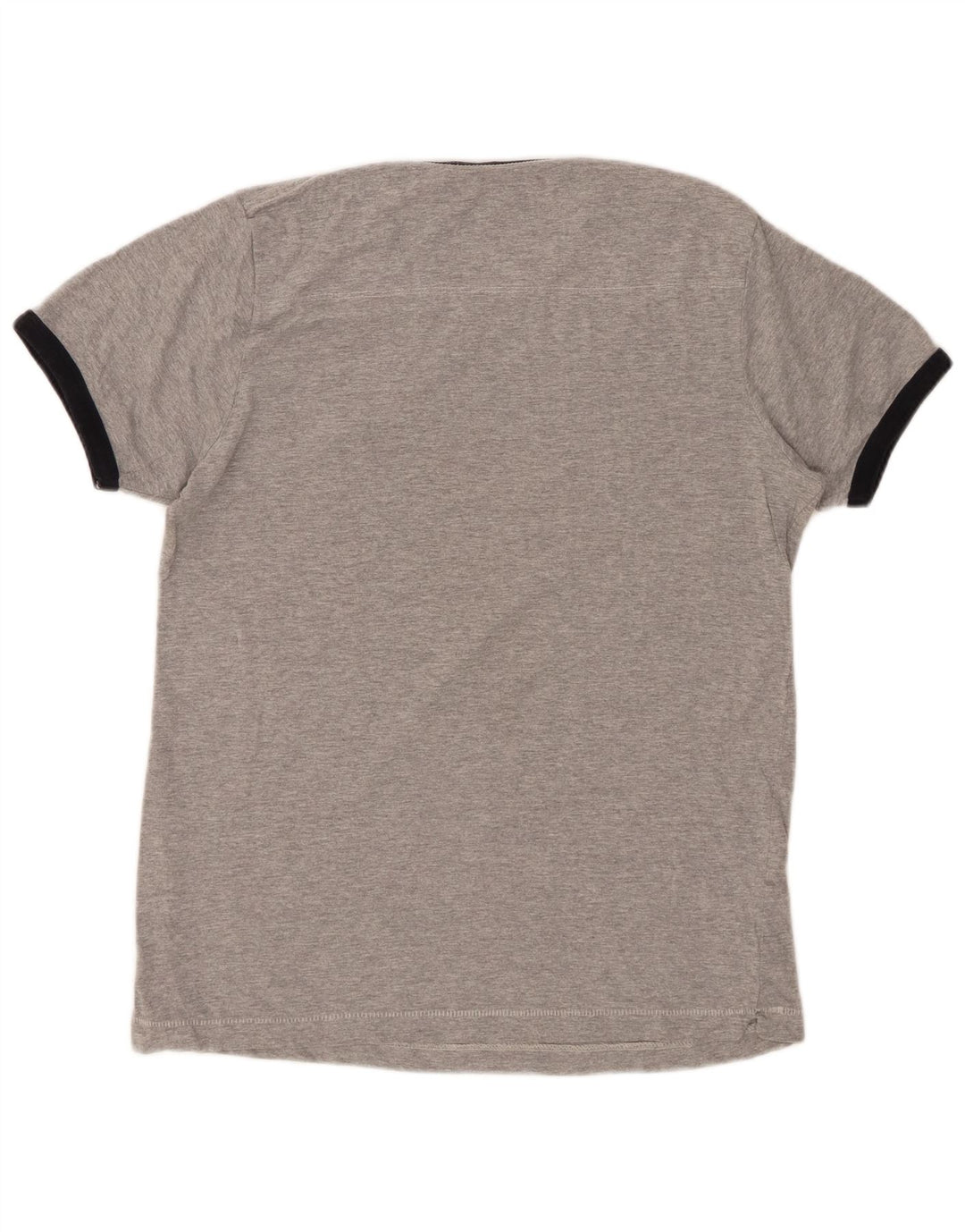 ΓΑΛΛΙΚΗ ΣΥΝΔΕΣΗ Ανδρικό T-Shirt Top Μεσαίο γκρι βαμβακερό
