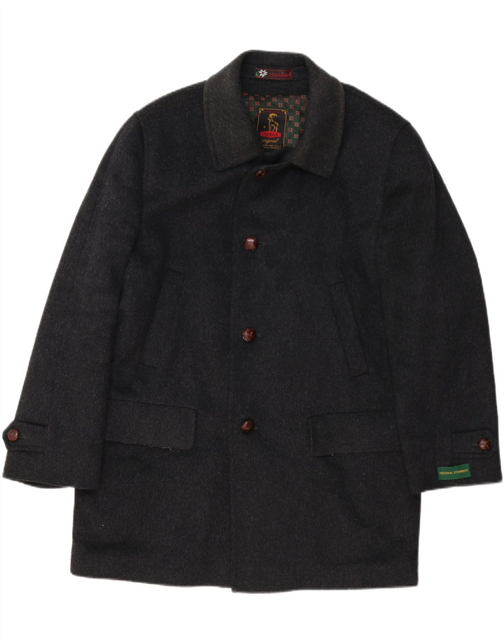 Ανδρικό πανωφόρι Steinbock Loose Fit EU 44 XS μαύρο μαλλί