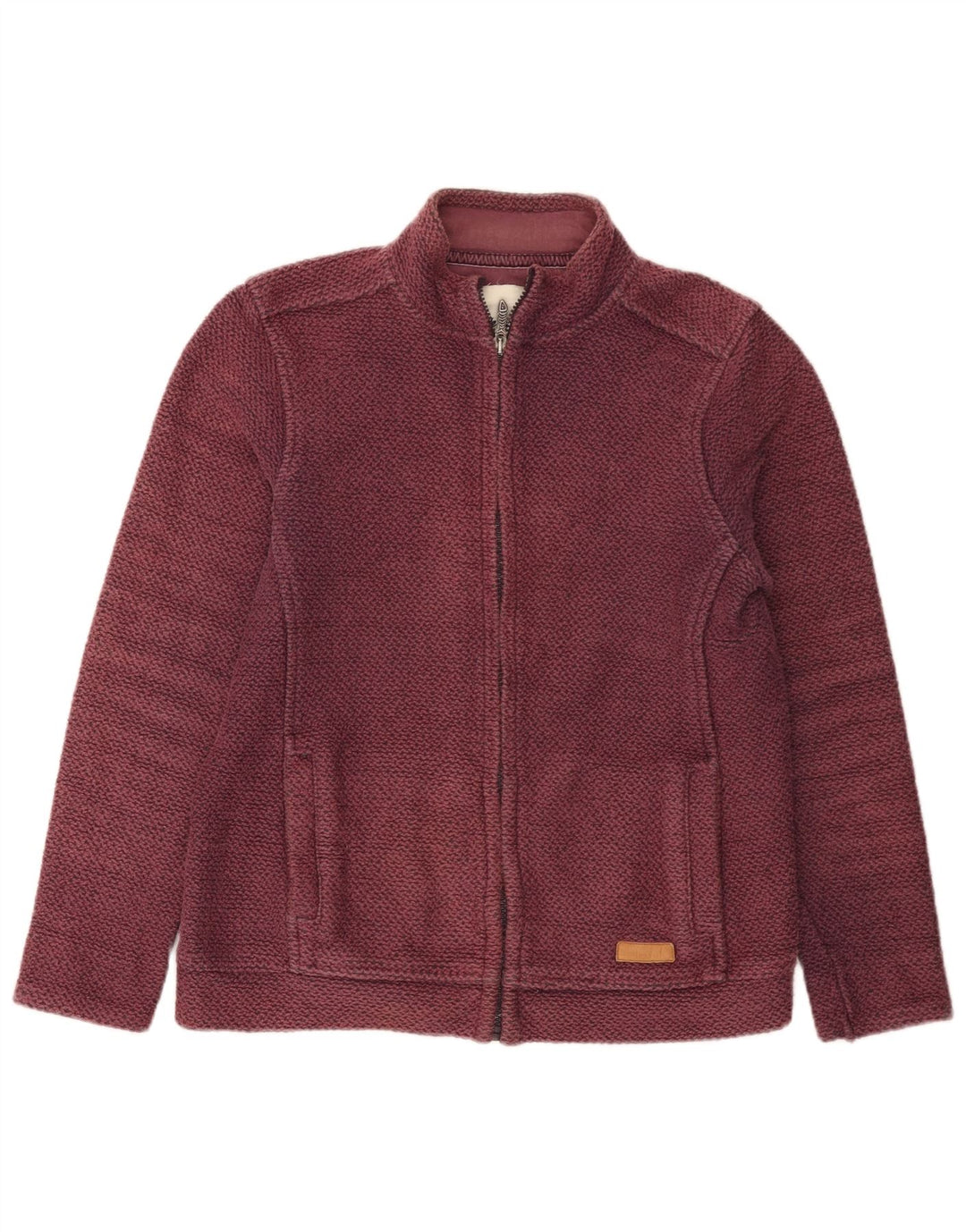 Γυναικεία αθλητική φόρμα Weird Fish Top Jacket UK 12 Medium Burgundy Cotton