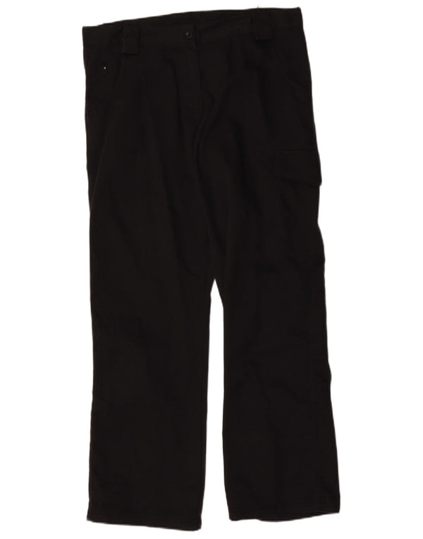 Dickies γυναικείο ίσιο παντελόνι Cargo UK 12 Medium W36 L31 μαύρο πολυεστέρα