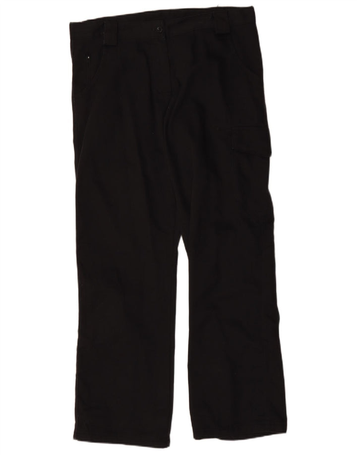 Dickies γυναικείο ίσιο παντελόνι Cargo UK 12 Medium W36 L31 μαύρο πολυεστέρα