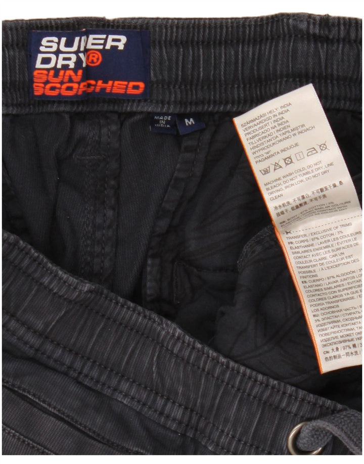 Ανδρικό σορτς Chino Superdry, βαμβακερό, μεσαίο μπλε ναυτικό