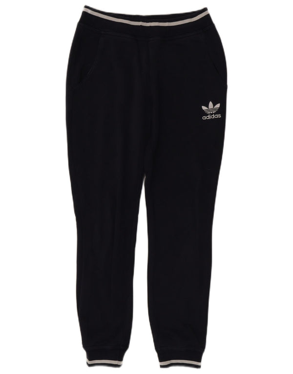 Γυναικεία αθλητική φόρμα Adidas Παντελόνι Joggers UK 8 Small Navy Blue Cotton