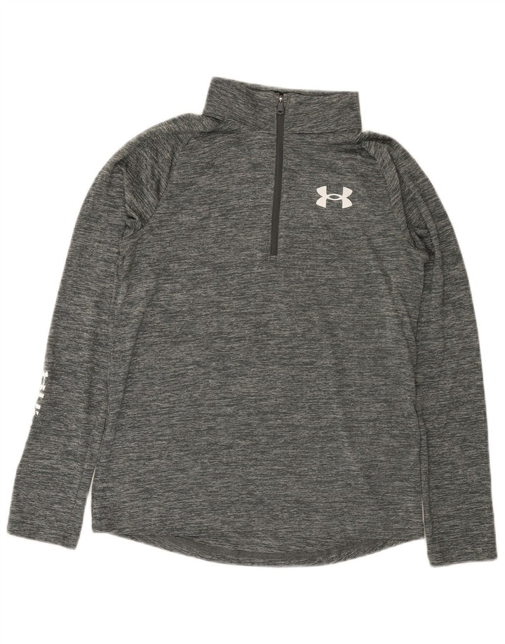 Under Armour Girls Graphic πουλόβερ αθλητική φόρμα 11-12 ετών μεγάλο γκρι