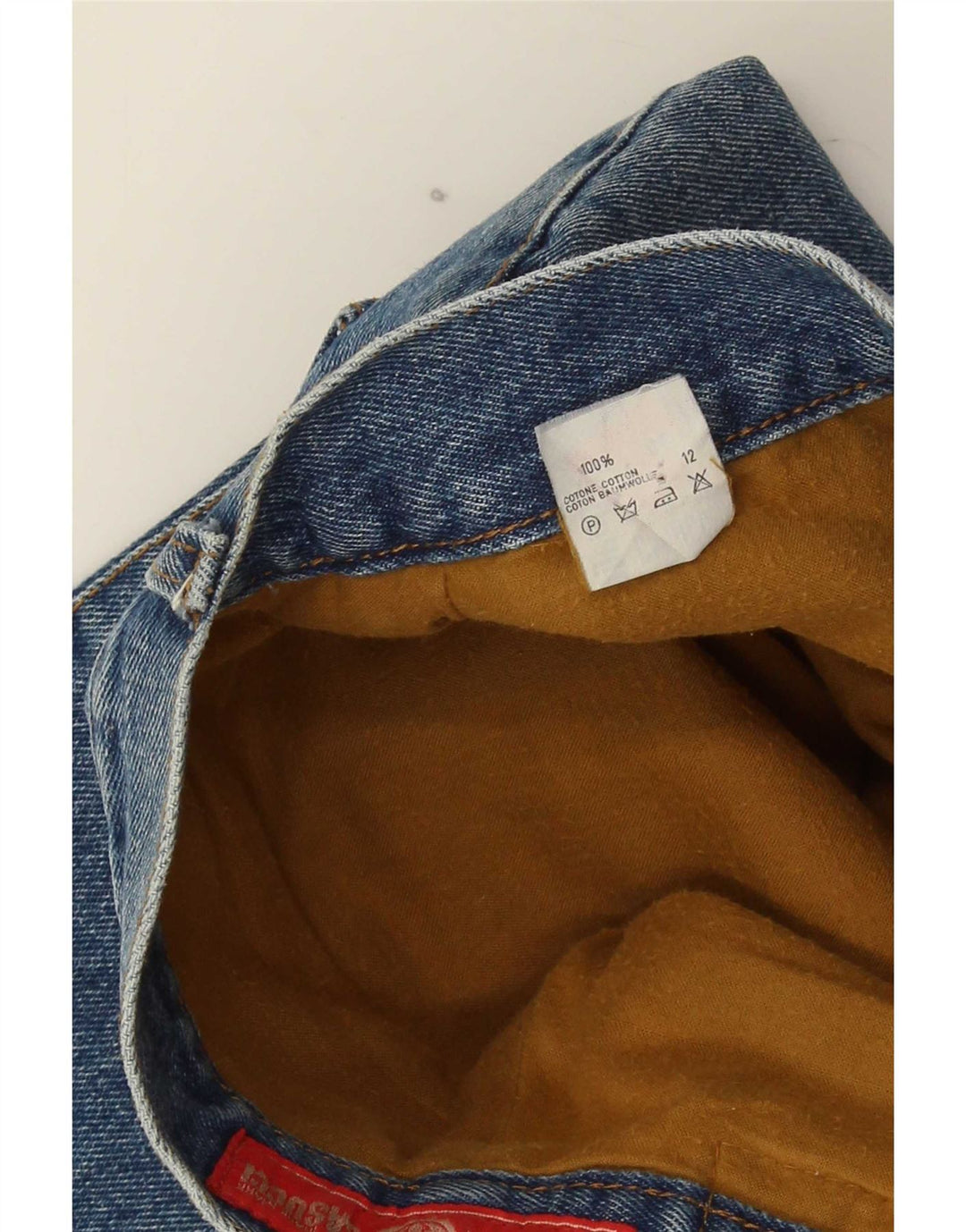 Casucci Γυναικείο τζιν κωνικό W26 L31 Μπλε βαμβακερό