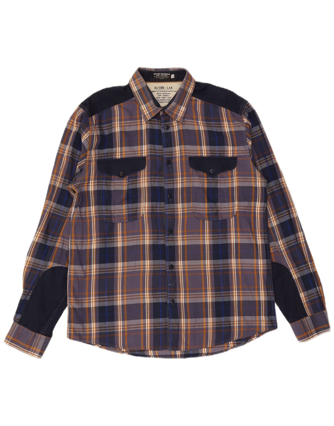 Jack & Jones Ανδρικό Πουκάμισο XL Πολύχρωμο Καρό