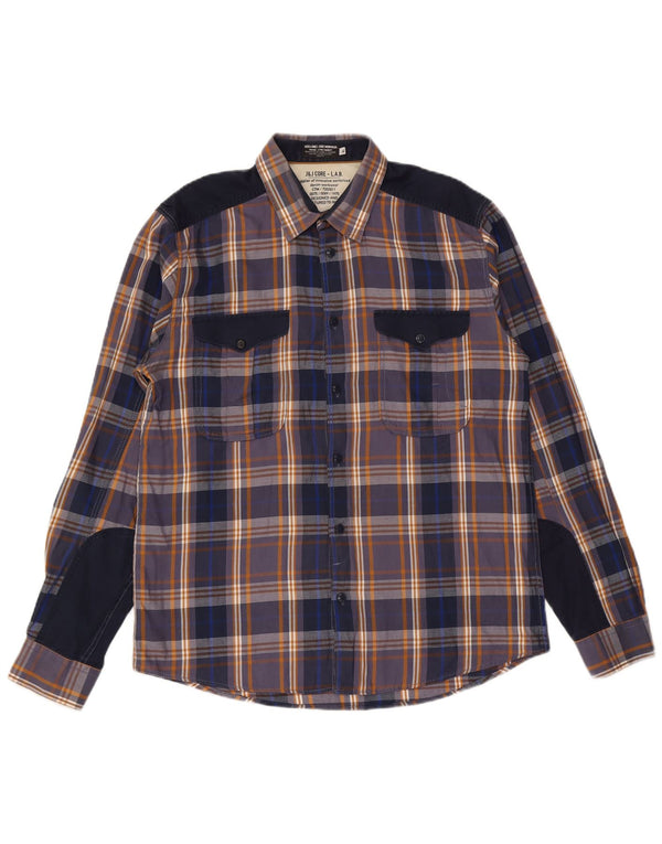 Jack & Jones Ανδρικό Πουκάμισο XL Πολύχρωμο Καρό