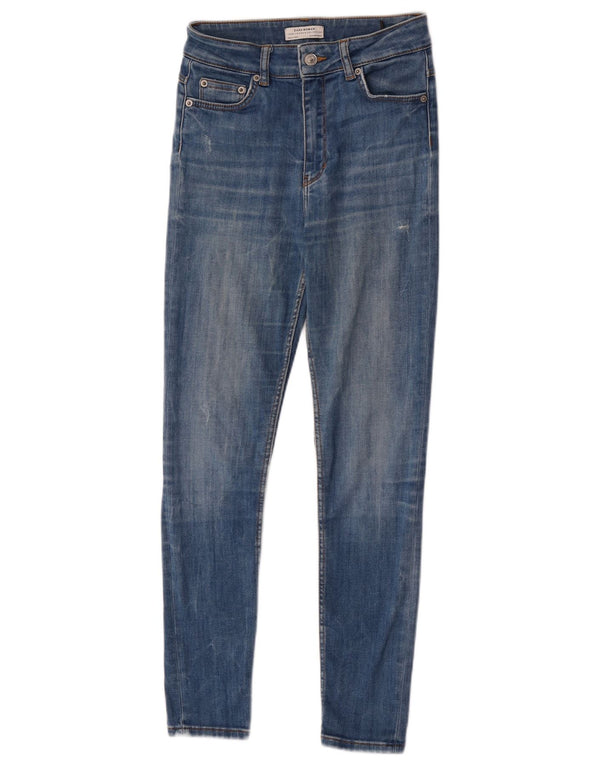 Zara Γυναικείο Skinny Jeans EU 36 XS W26 L27 Μπλε βαμβακερό