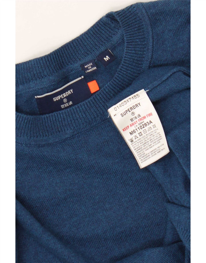 Ανδρικό πουλόβερ με λαιμόκοψη Superdry μεσαίο βαμβακερό