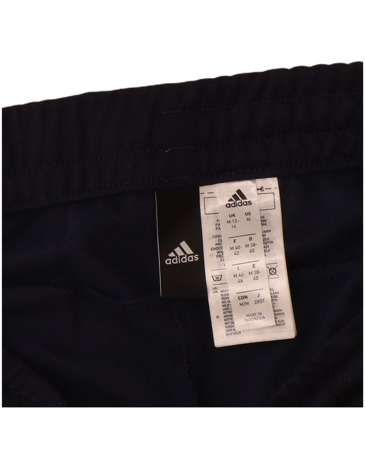 Adidas γυναικεία αθλητική φόρμα παντελόνια UK 12/14 Medium Navy Blue Polyester