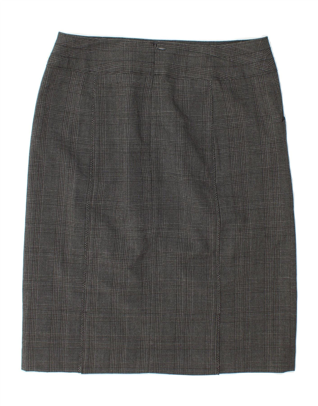 MOSSIMO Womens Stretch Straight Skirt US 10 Large W30 Grey Check Polyester Vintage Mossimo and Second-Hand Mossimo from Messina Hembry 