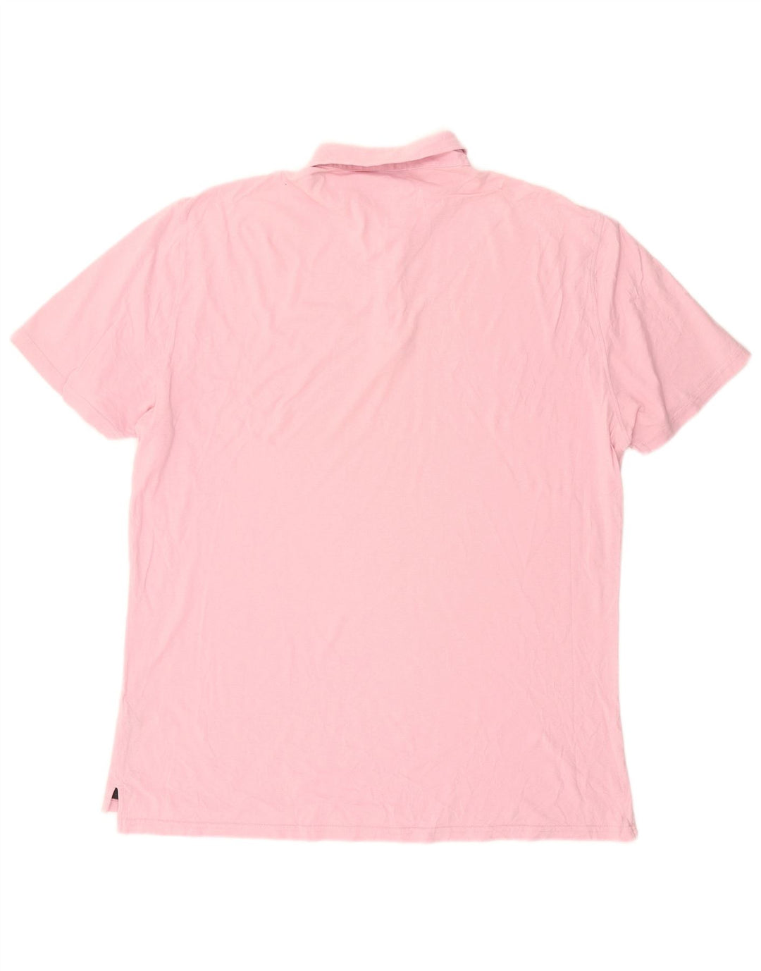 Ανδρικό πουκάμισο πόλο Massimo Dutti 2XL ροζ βαμβακερό