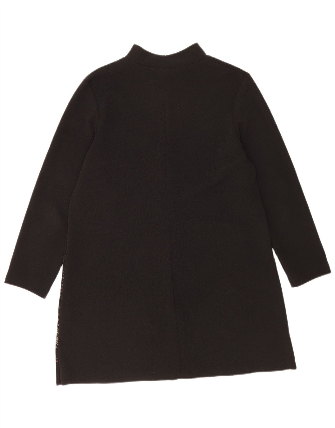 Zara Γυναικείο μακρυμάνικο φόρεμα Shift UK 14 Μεσαίο μαύρο φλοράλ πολυεστέρας