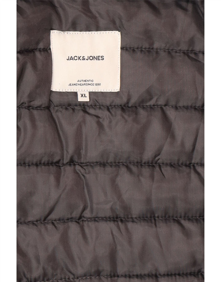 Jack & Jones Mens Padded Gilet UK 42 XL Grey
