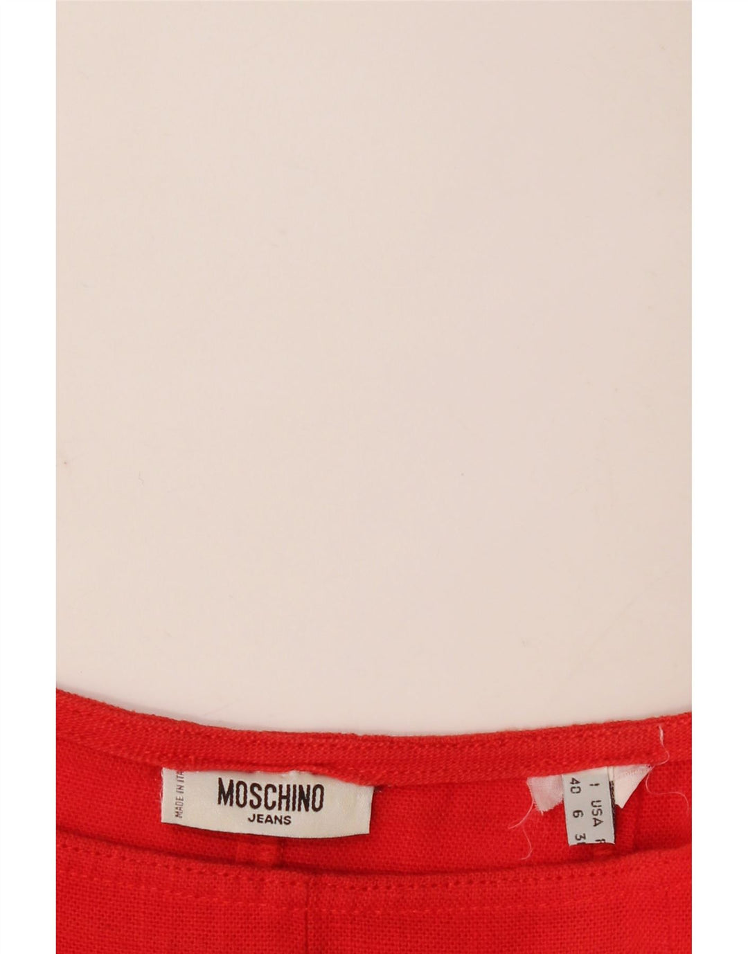 Moschino Γυναικεία Flared Φούστα IT 40 Small W28 Red