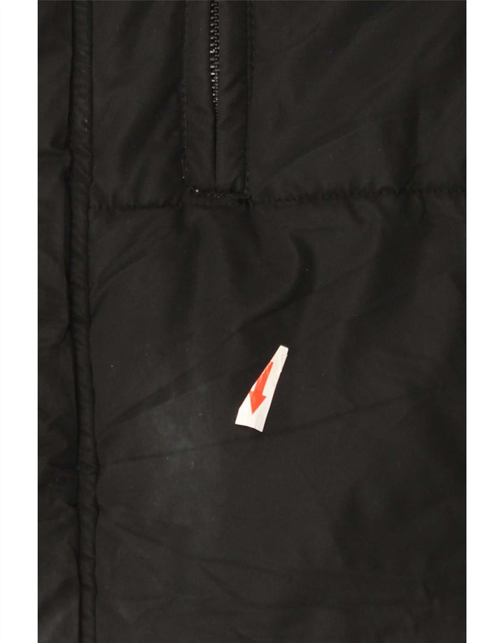 Zara Ανδρικό παλτό με κουκούλα UK 40 Large Black Polyester