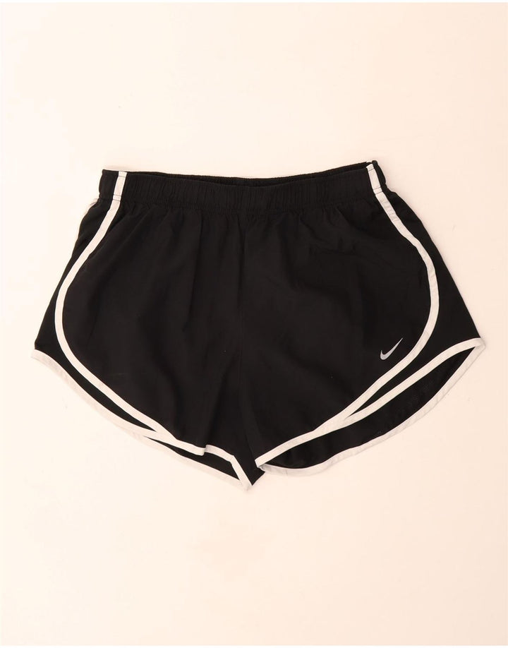 Γυναικείο αθλητικό σορτς Nike Dri Fit UK 16 μεγάλο μαύρο πολυεστέρα