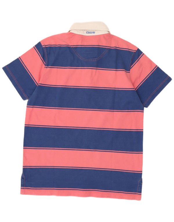 Ανδρικό μπλουζάκι ράγκμπι πόλο Crew Clothing XL Ροζ βαμβακερό ριγέ