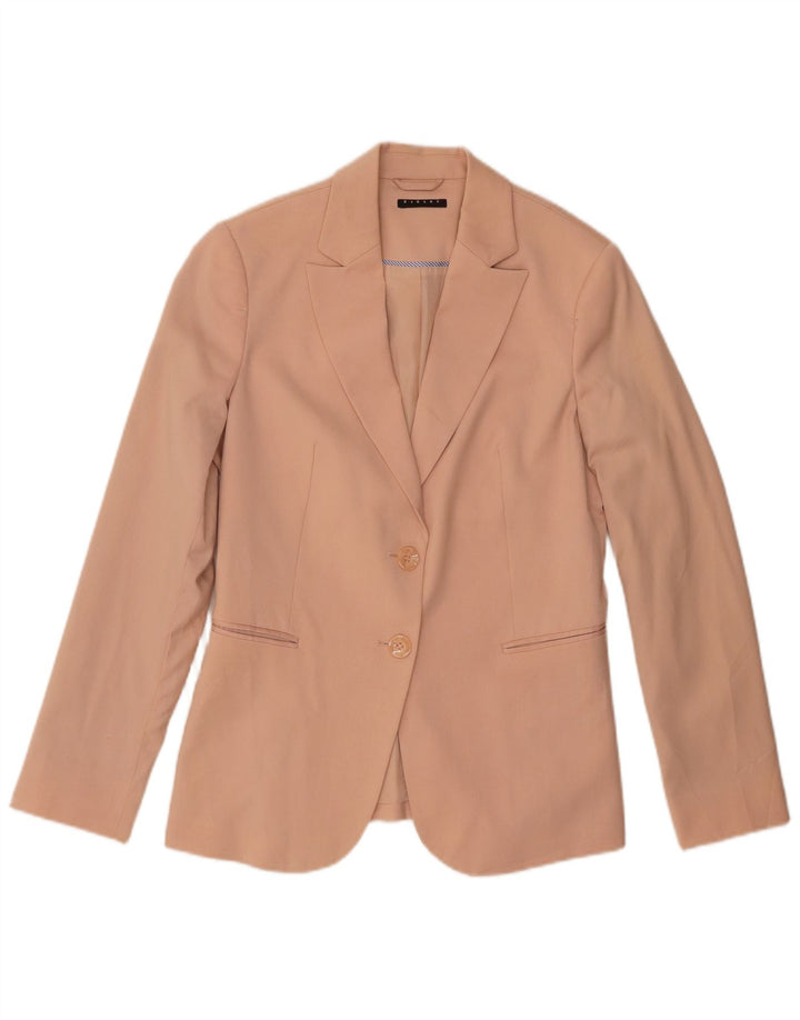 Sisley Γυναικείο μπουφάν blazer UK 10 Small Pink Polyester