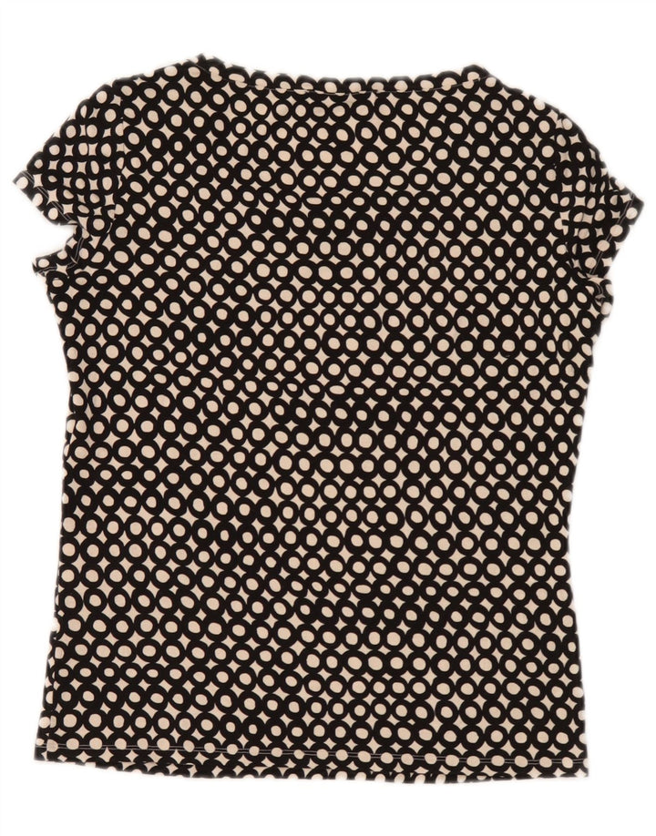 Max Mara Γυναικεία μπλούζα Weekend Top UK 10 Small Black Spotted Viscose
