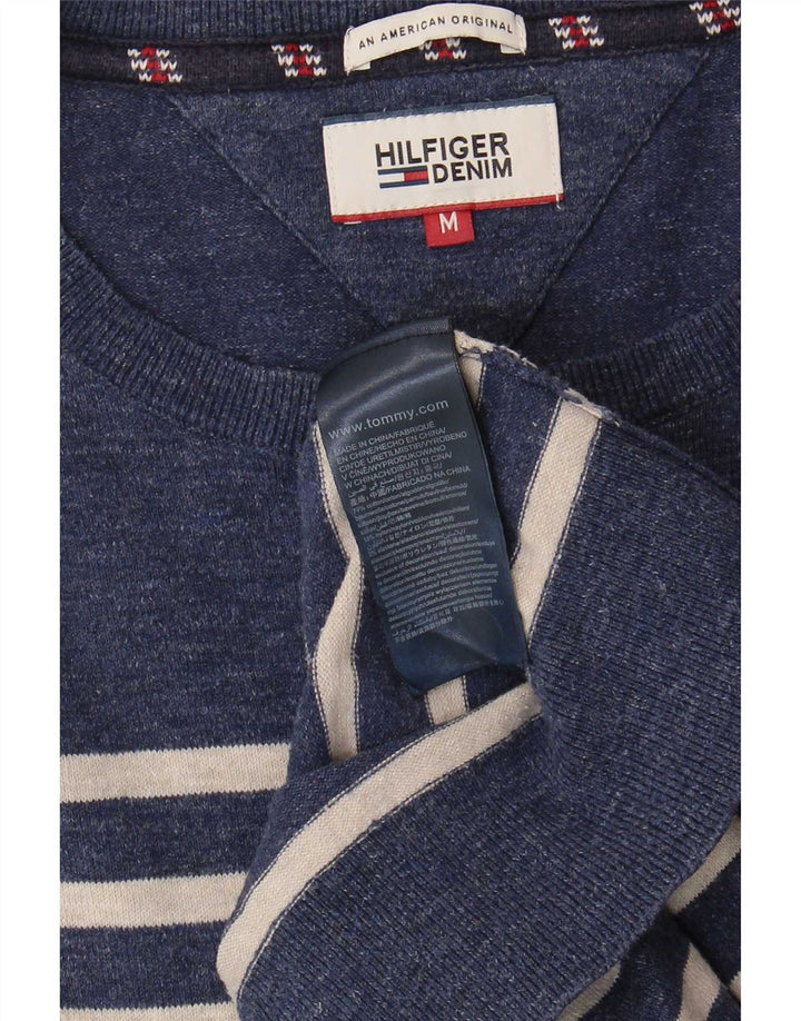 Ανδρικό πουλόβερ Tommy Hilfiger Boat Neck Jumper Medium Navy Blue ριγέ
