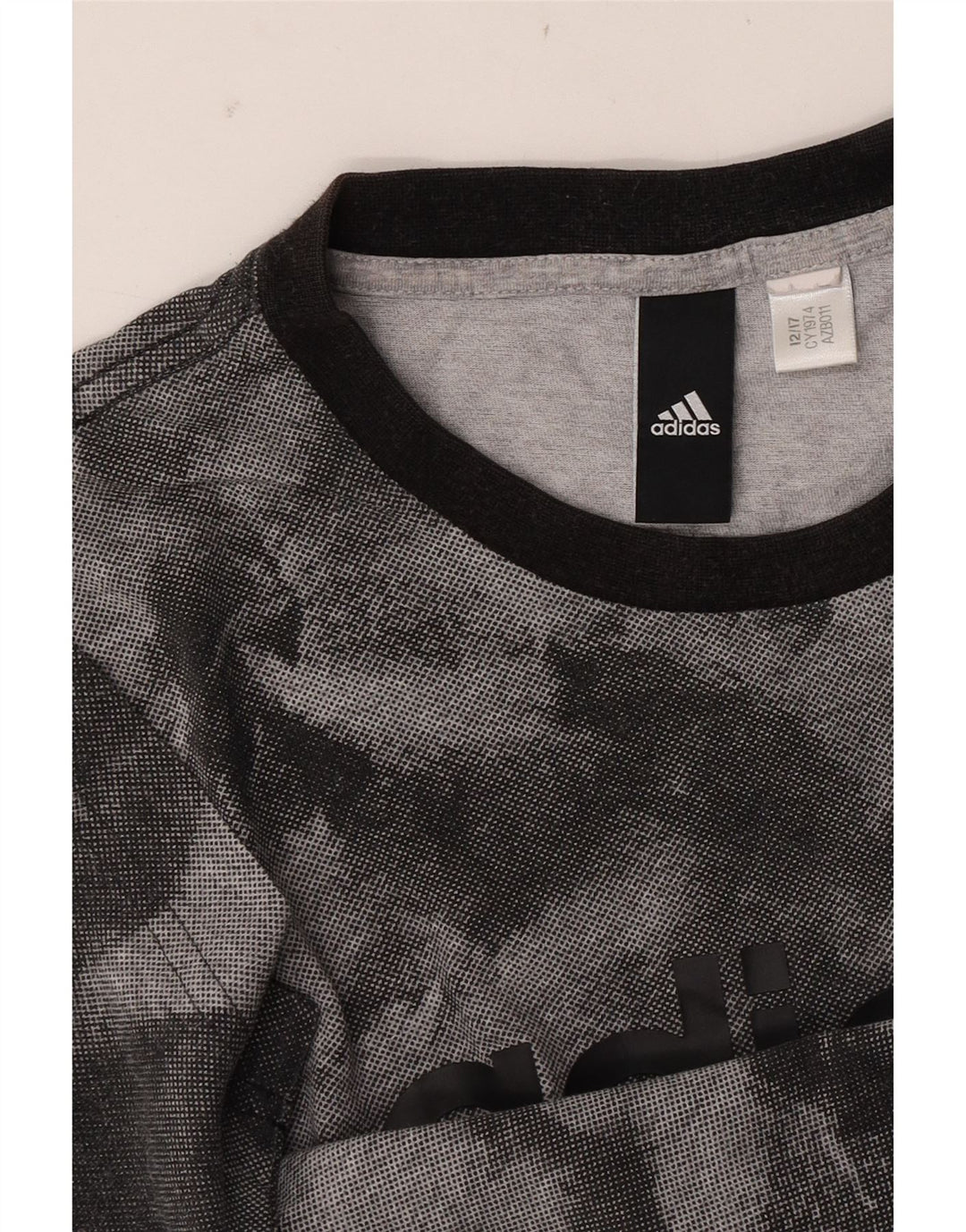 Ανδρικό γραφικό μπλουζάκι ADIDAS Top Small Grey Tie Dye