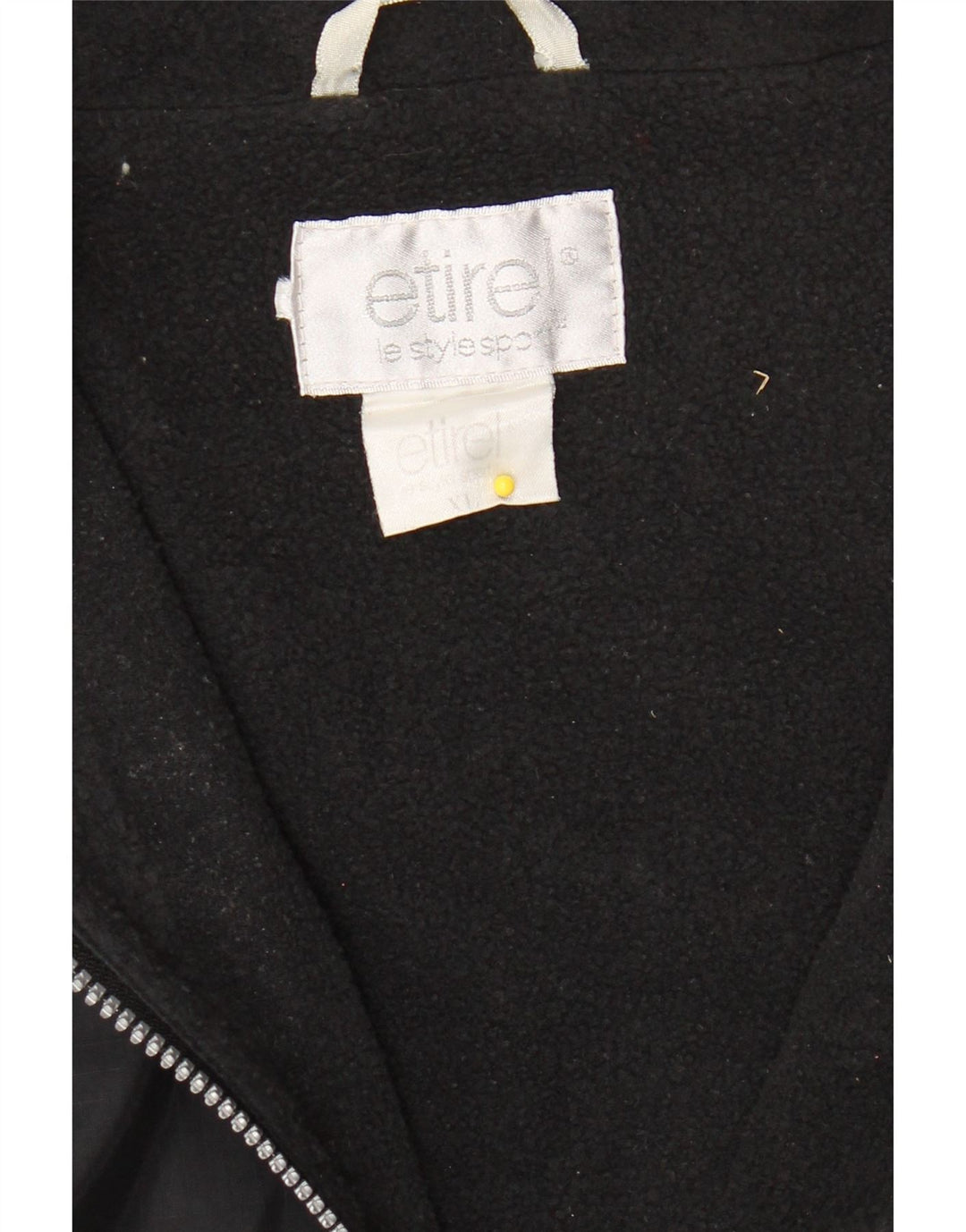 ETIREL Mens Pullover Windbreaker Jacket UK 42 XL Black Colourblock Nylon Vintage Etirel and Second-Hand Etirel from Messina Hembry 